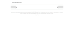 Desktop Screenshot of bosch-power-tec.com